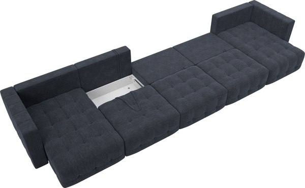 Диван П-образный Лига Диванов Лига-052 НПБ МегаЛонг