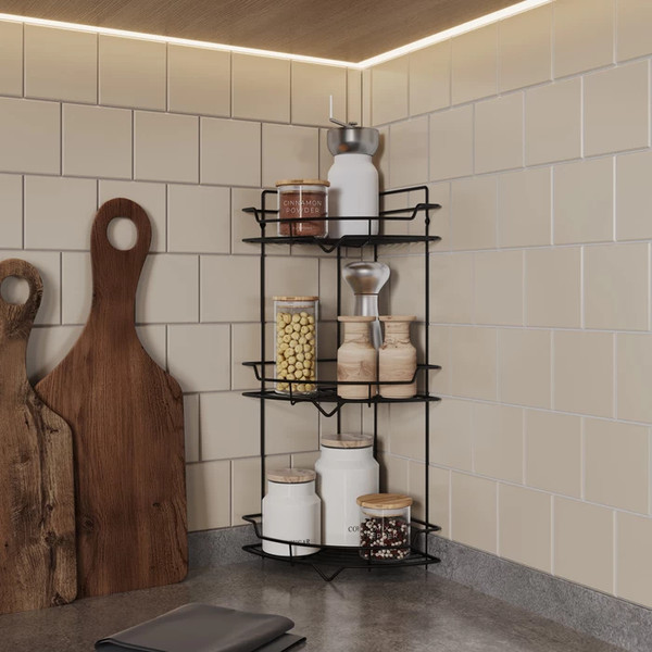 Полка для ванной Milardo Grid GRICC3BM44