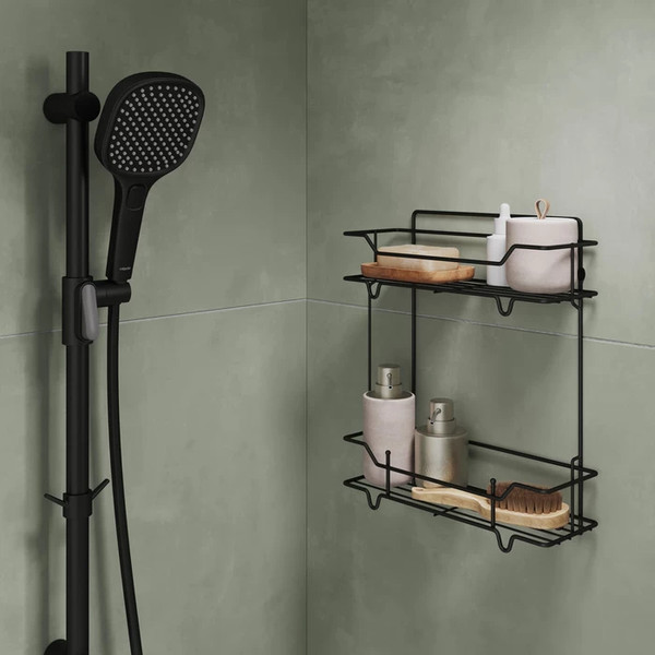 Полка для ванной Milardo Grid GRICS2BM44