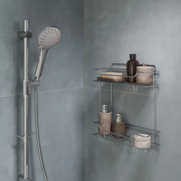 Полка для ванной Milardo Grid GRICS2CM44