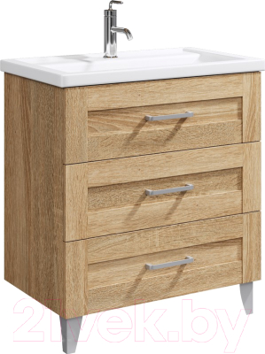 Тумба с умывальником Aqwella Фостер 80 / FOS01083DS - фото