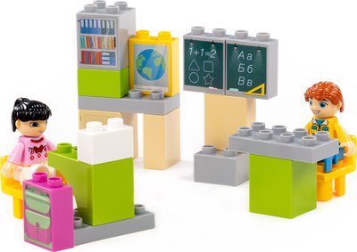 Конструктор Полесье Школа / 10791