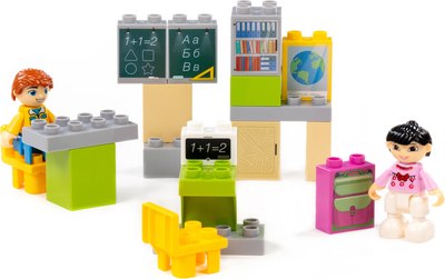 Конструктор Полесье Школа / 10791