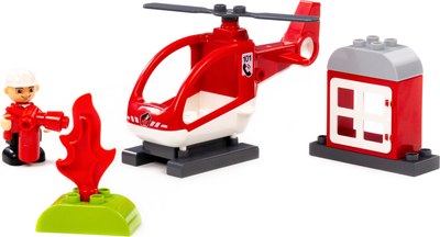 Конструктор Полесье Вертолет спасателя / 10814