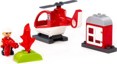 Конструктор Полесье Вертолет спасателя / 10814