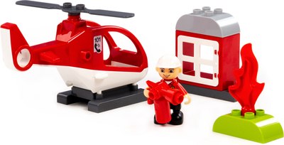 Конструктор Полесье Вертолет спасателя / 10814