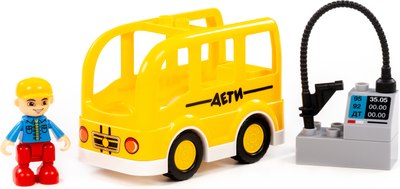 Конструктор Полесье Школьный автобус / 10807