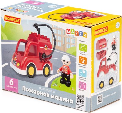 Конструктор Полесье Пожарная машина / 10821