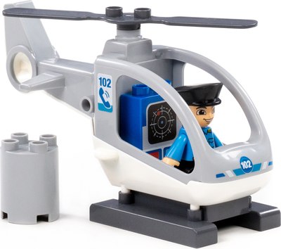 Конструктор Полесье Вертолет полиции / 10838