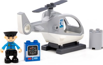 Конструктор Полесье Вертолет полиции / 10838