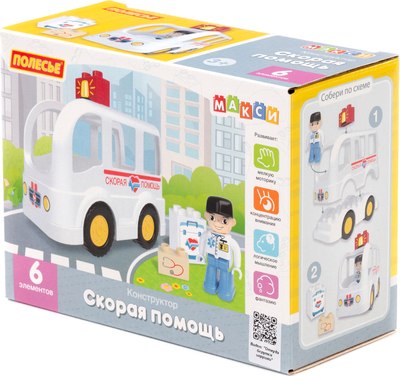 Конструктор Полесье Скорая помощь / 10845 - фото