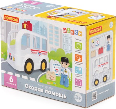 Конструктор Полесье Скорая помощь / 10845