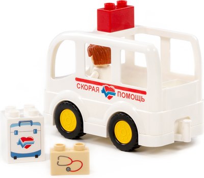Конструктор Полесье Скорая помощь / 10845