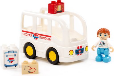 Конструктор Полесье Скорая помощь / 10845