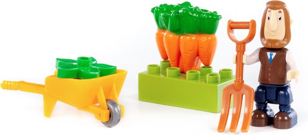 Конструктор Полесье Простоквашино. Папа в огороде / 23319