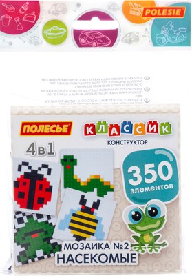 Конструктор Полесье Классик №2 насекомые / 73171 - фото