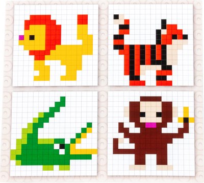 Конструктор Полесье Классик Мозаика №8 животные саванны / 73218