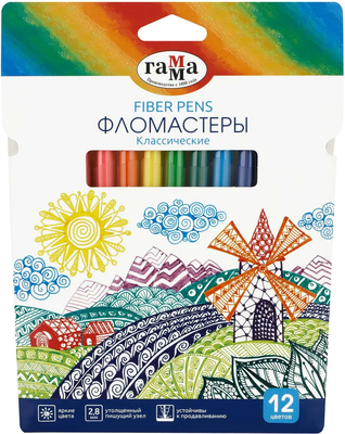 Фломастер-штамп ГАММА Классические / 130822_12 - фото
