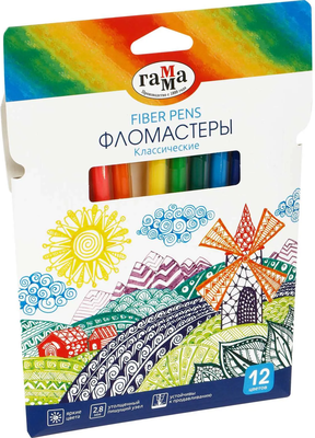 Фломастер-штамп ГАММА Классические / 130822_12