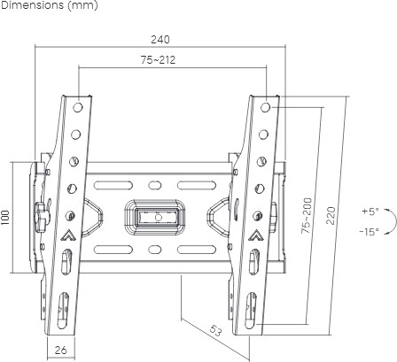 Кронштейн для телевизора Ultramounts UM844