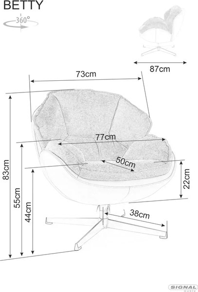 Кресло мягкое Signal Betty
