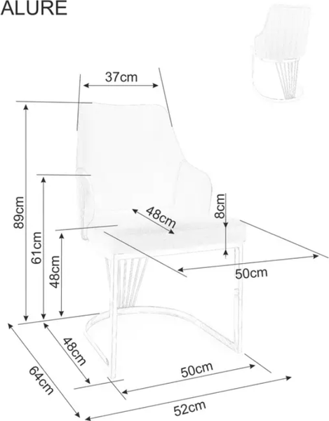 Стул Signal Alure Velvet