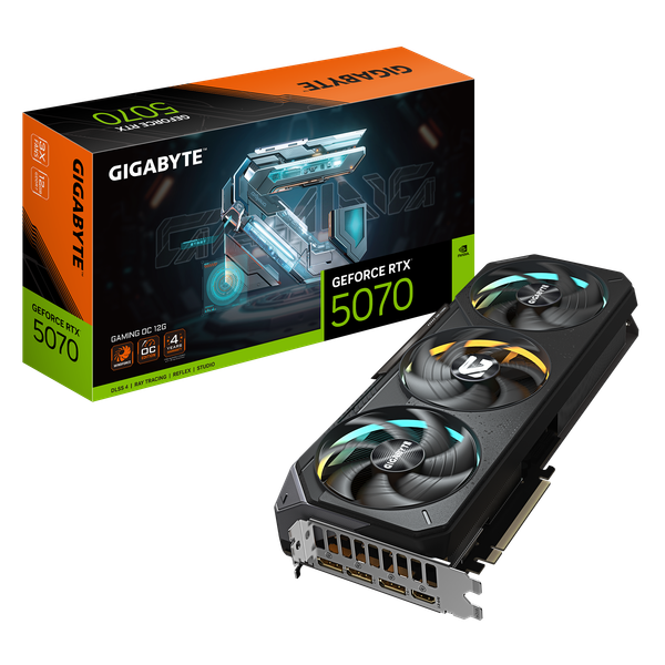 Видеокарта Gigabyte GV-N5070GAMING OC-12GD