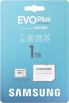 Карта памяти Samsung Evo Plus microSDXC 1TB / MB-MC1T0SA/EU