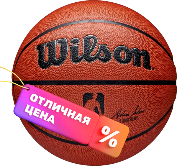 Баскетбольный мяч Wilson Nba Authentic Indoor Outdoor Bskt / WZ2016501XB7 - фото
