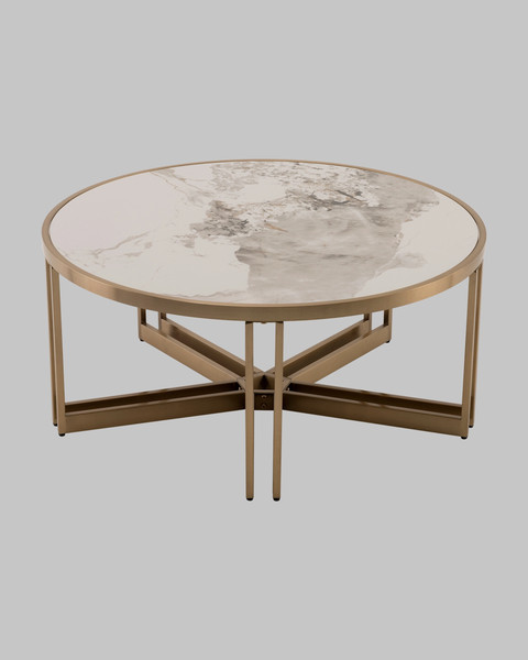 Журнальный столик Stool Group Алиада 90x90 / ECT-279-BRCG