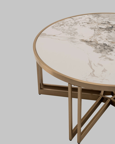 Журнальный столик Stool Group Алиада 90x90 / ECT-279-BRCG