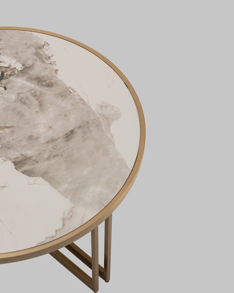 Журнальный столик Stool Group Алиада 90x90 / ECT-279-BRCG