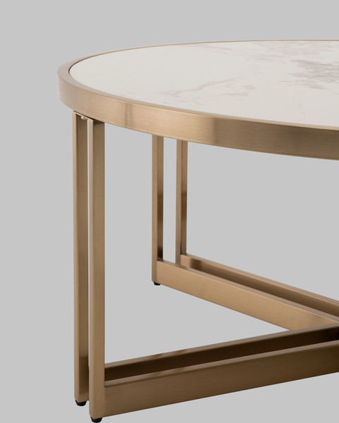 Журнальный столик Stool Group Алиада 90x90 / ECT-279-BRCG