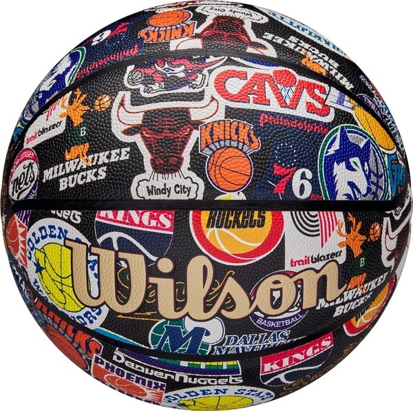 Баскетбольный мяч Wilson Nba All Team Retro Bskt / WZ4028501XB07