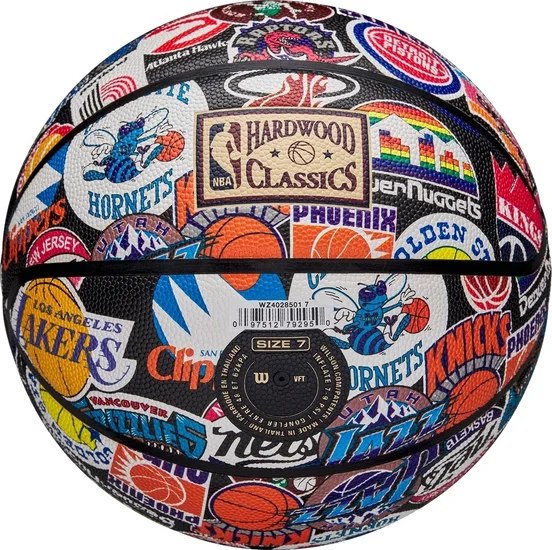 Баскетбольный мяч Wilson Nba All Team Retro Bskt / WZ4028501XB07