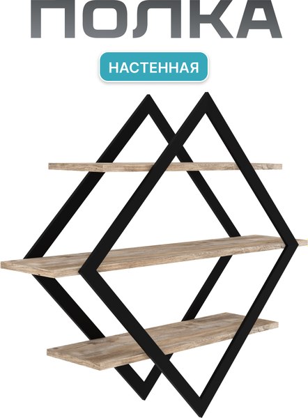 Полка Макс Стайл ПнР-600-3 навесная