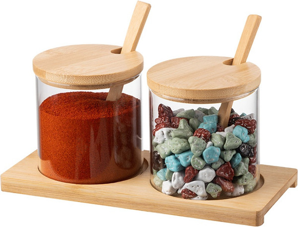 Набор емкостей для хранения Mallony Bambu 109035