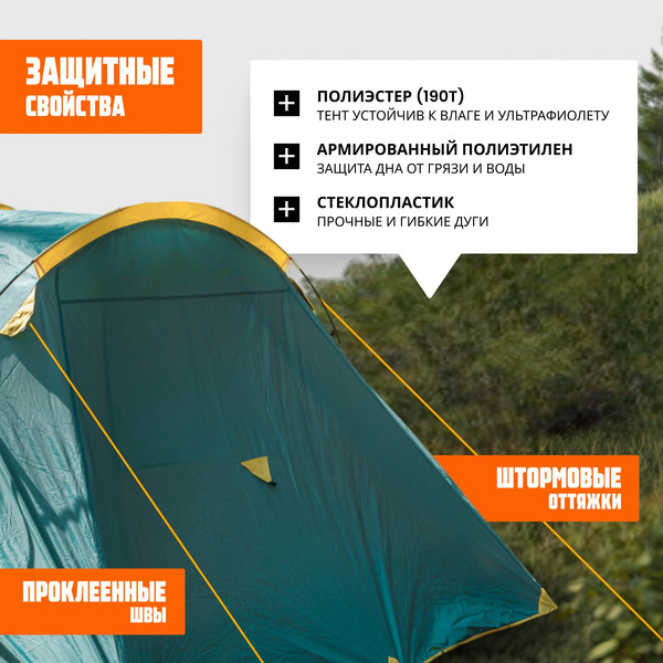 Палатка Coyote Dakota / CL-A08-Green