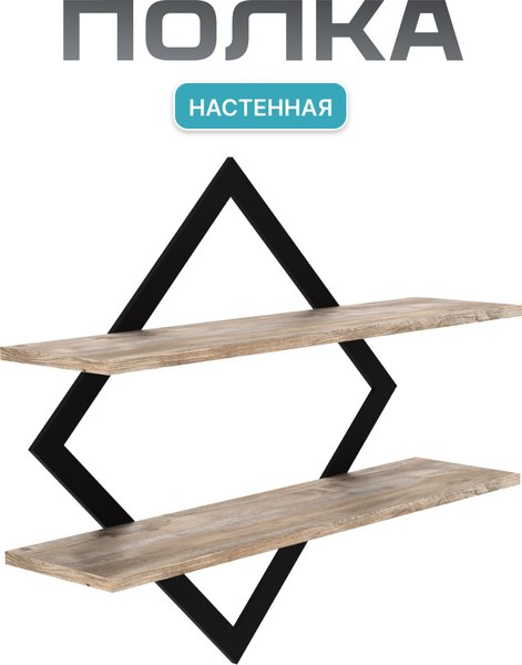 Полка Макс Стайл ПнР-500-2-1 навесная