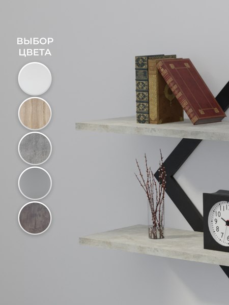 Полка Макс Стайл ПнР-500-2-1 навесная