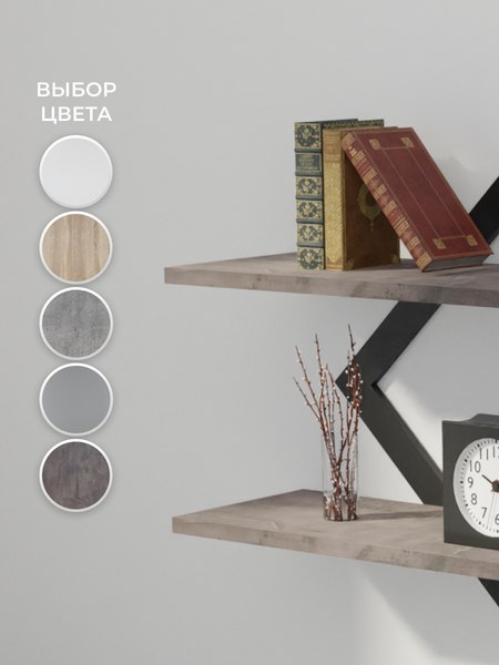 Полка Макс Стайл ПнР-500-2-1 навесная