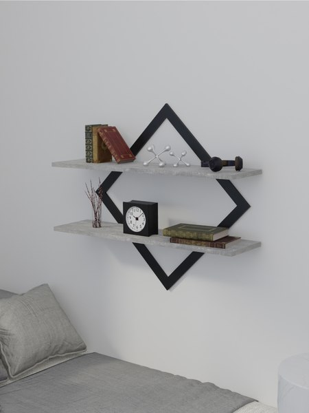 Полка Макс Стайл ПнР-500-2-1 навесная