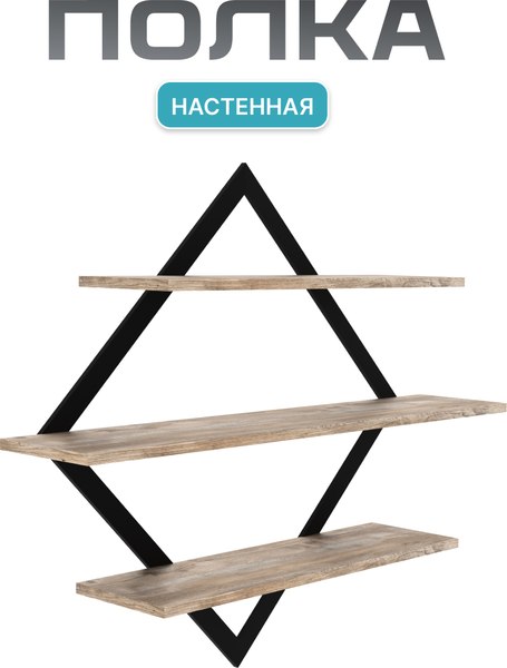 Полка Макс Стайл ПнР-600-3-1 навесная
