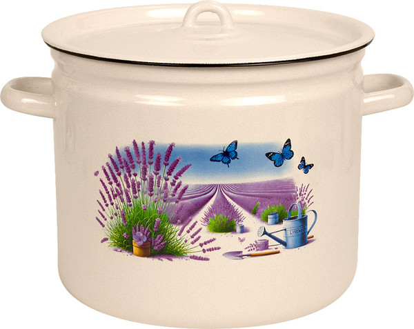 Кастрюля Лысьвенские эмали Лето в Провансе С-1621/4 ЖмЭК - фото
