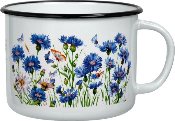 Кружка Лысьвенские эмали Васильки С-0107/4ЭК - фото