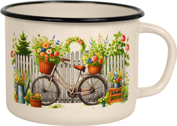 Кружка Лысьвенские эмали Романтика С-0107/4 ЖмЭК - фото