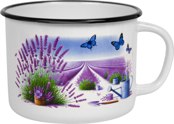 Кружка Лысьвенские эмали Лето в Провансе С-0107/4 ЭК - фото