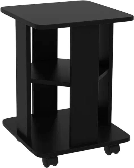 Журнальный столик МДК Лира 2 ЖС1-2ЧР 39.5x48x39.5 - фото