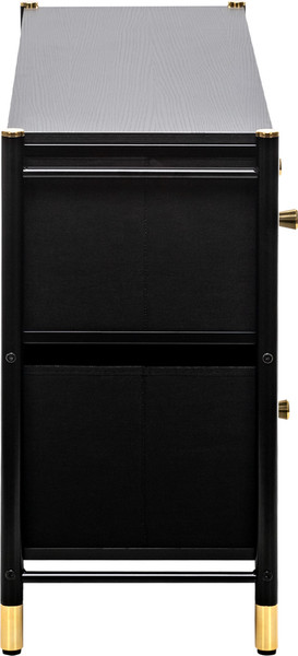 Комод Импэкс Нирита/Хайди широкий 5 ящиков (черный)