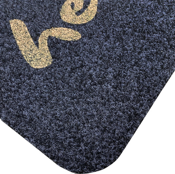 Коврик грязезащитный ComeForte Велюр Hello 40x60